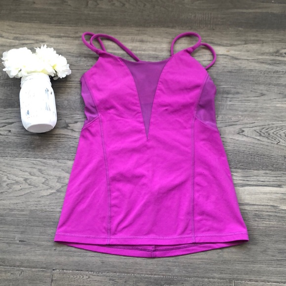 🍋2/$40🍋Lululemon | Pink mesh racerback